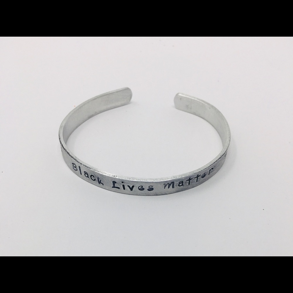Black Lives Matter cuff bracelet